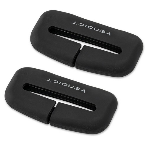 벤딕트 실리콘 안전벨트 클립 커버 (2개)_이미지