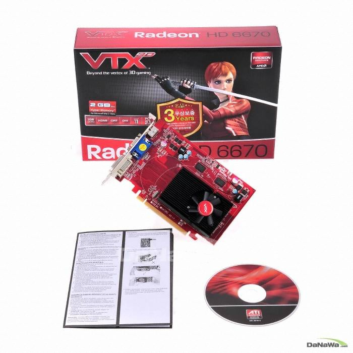 VTX3D 라데온 HD 6670 D3 1GB_이미지
