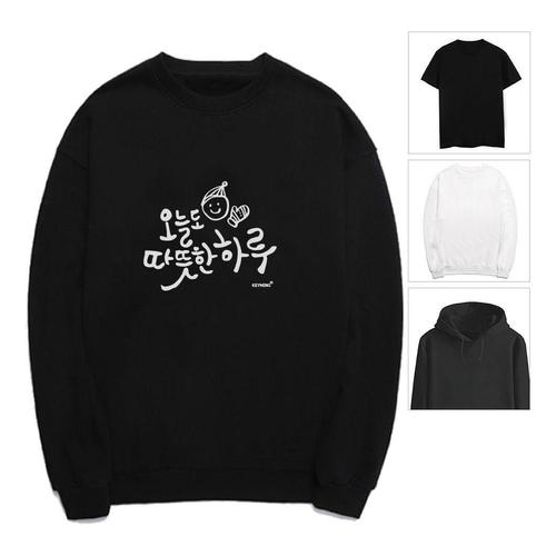 맨투맨 후드티 겨울 안부 따뜻한 하루 WAE54BD