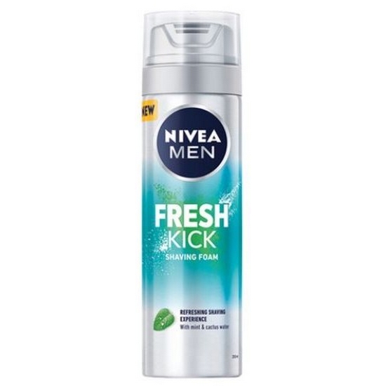 니베아 맨 프레시 킥 쉐이빙 폼 200ml (1개)_이미지