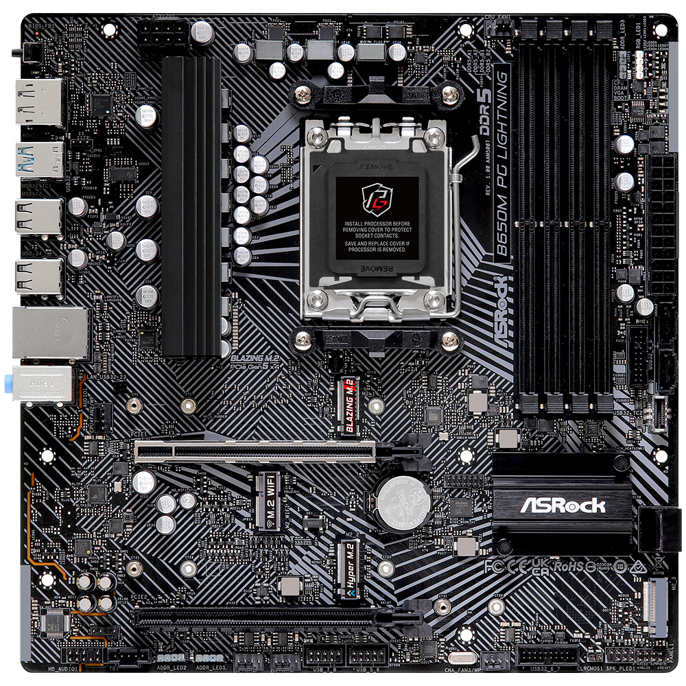 ASRock B650M PG Lightning + WiFi6E 모듈 패키지 에즈윈_이미지