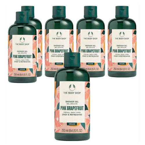 더바디샵 핑크 그레이프후룻 샤워젤 250ml (6개)_이미지