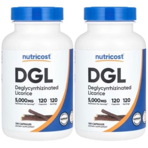 뉴트리코스트 DGL 5000mg 120캡슐 (2개)_이미지