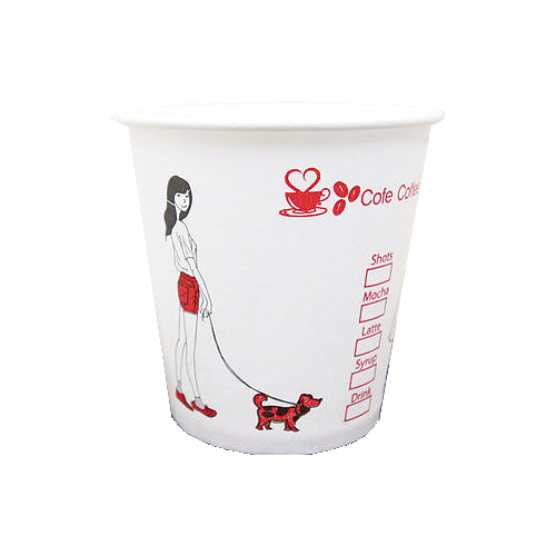 포스아트 6.5온스 무형광 위생종이컵