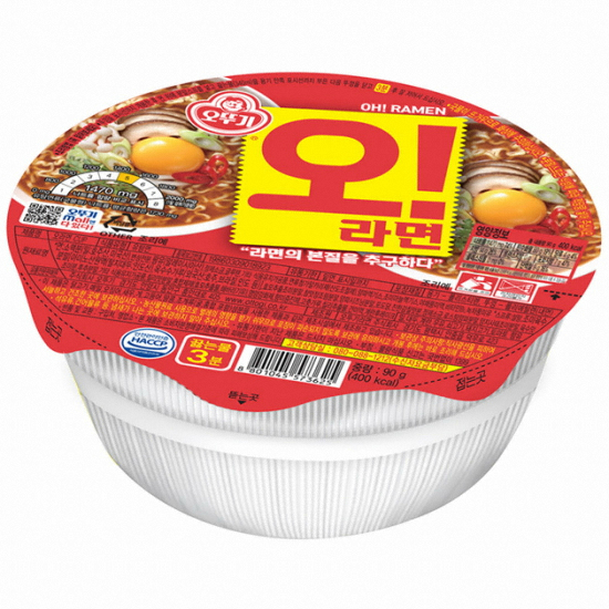 오뚜기 오라면 컵 90g [12개]