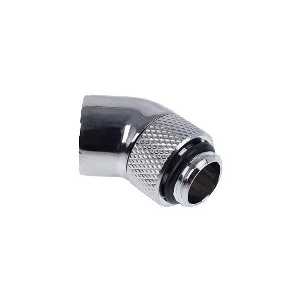ALPHACOOL Eiszapfen 45도 회전식 피팅 (크롬)