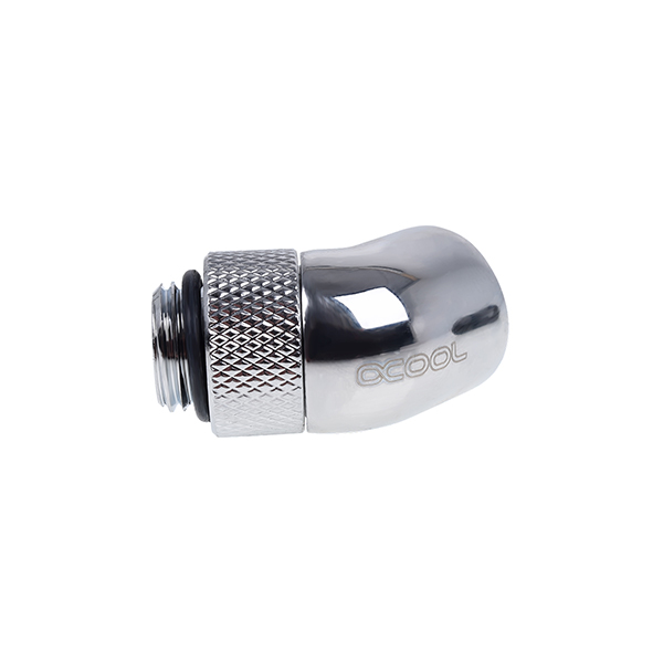 ALPHACOOL Eiszapfen 45도 회전식 피팅 (크롬)_이미지