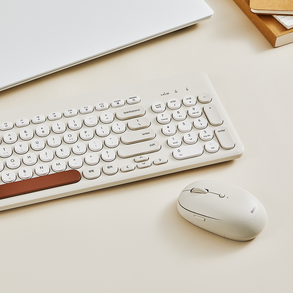 퓨전에프앤씨 INOTE KM960RB 무선 블루투스 키보드 마우스 세트_이미지