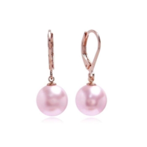 오노마 ONM E470 10mm 로잘린 진주 로즈골드 레버백 귀걸이 19503211_이미지