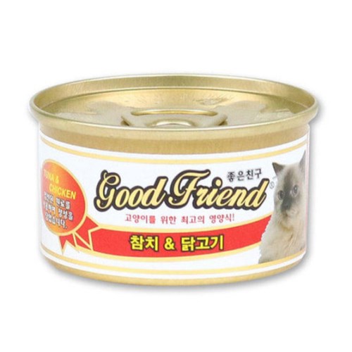 굿프렌드 참치&닭고기 캔 85g (5개)_이미지