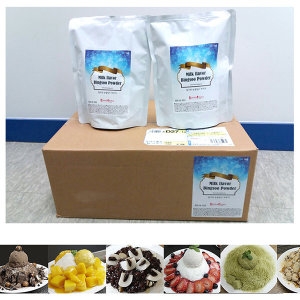 [불명] 밀크맛 눈꽃빙수 파우더 1박스 12Bag_이미지