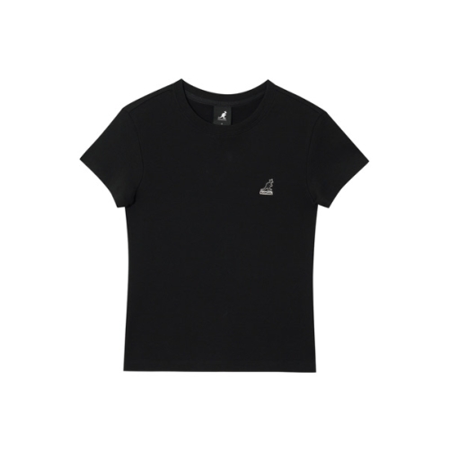 캉골 우먼스 데일리 티셔츠 2845 블랙 KSEWST28450