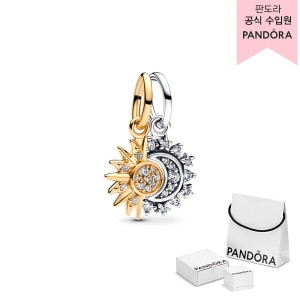 판도라 주얼리 스플리터블 썬 문 댕글 참 763585C01_이미지