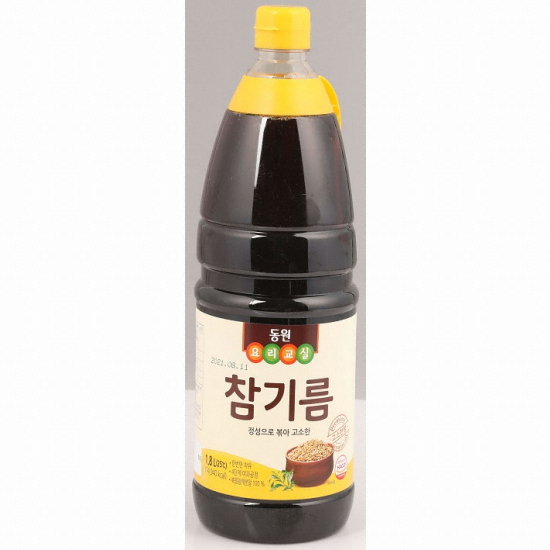 동원홈푸드 요리교실 참기름 1.8L (6개)_이미지