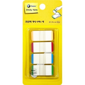 팝업 인덱스 탭 스티키 노트 라인 컬러 4색 IT3818-4L 낱개 / 38 18 mm