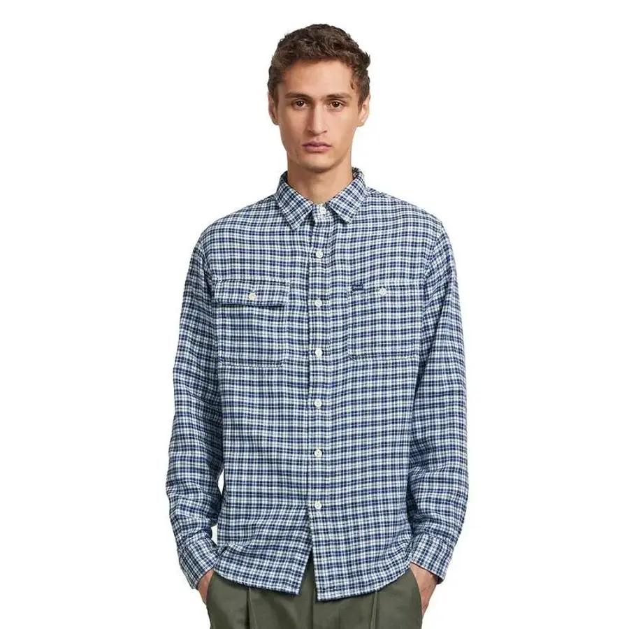폴로랄프로렌 폴로 LS Checkered 셔츠 다크 인디고 크림 710B14251001 1126470_이미지