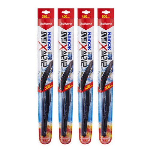 불스원 레인OK 메탈X실리콘 와이퍼 (1개)_이미지