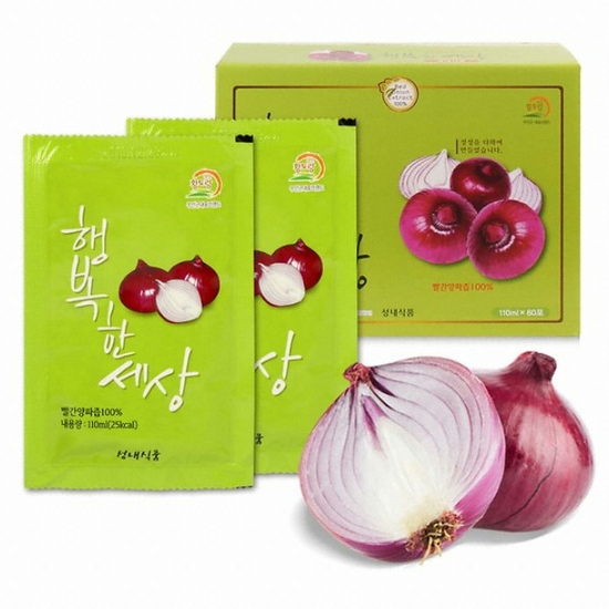 성내식품 행복한 세상 빨간양파즙 110ml 120포 (1개)