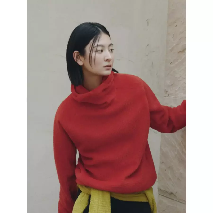 탑텐 여성 퍼지플리스 후드 풀오버_MSH1TH2403 MSH1TH2403