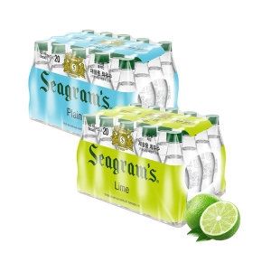 코카콜라음료 씨그램 라벨프리 플레인 450ml 20개 + 씨그램 라벨프리 라임 450ml 20개_이미지