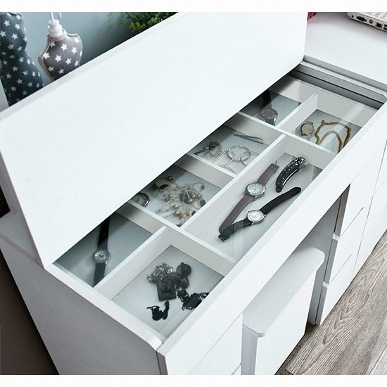 보루네오하우스 엘리브 디 이리스 화장대 서랍장 화장대 세트 800_이미지