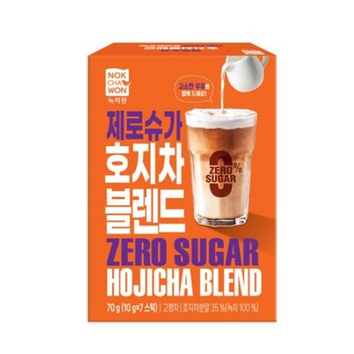 녹차원 제로슈가 호지차 블렌드 7개입 (10개)