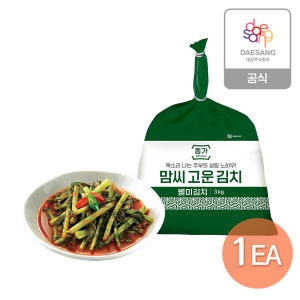 대상 종가 맘씨고운 열무김치 3kg (1개)