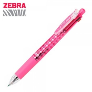 제브라 S 멀티펜 사라사 제브라 젤볼펜 샤프 핑크 4plus 4색 0.4 J4SAS11