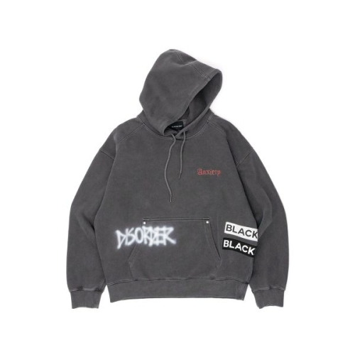 피그먼트 BLACKBLOND 비비디 엔자이어티 디스오더 후디 차콜 252HD001CH 225272