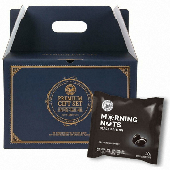 산과들에 모닝너츠 블랙에디션 선물세트 20g 100개입