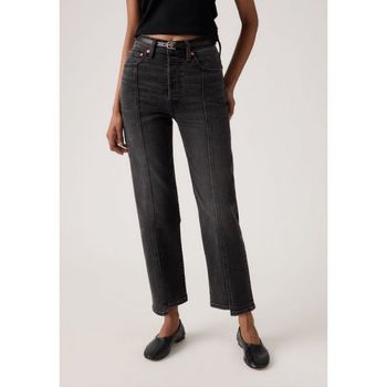 리바이스바디웨어 RIBCAGE ANKLE SEAMED EDGE Straight leg jeans cut and dry 7512772