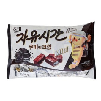 해태제과 자유시간 미니 <b>쿠키</b>앤크림 408g