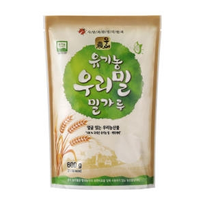 우리밀 유기농 우리밀 밀가루 600g