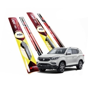 KCW 멀티 하이브리드 와이퍼2P+리필고무2P 세트 (G4렉스턴)