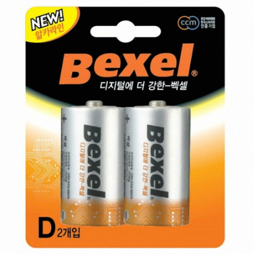 벡셀 알카라인 D형 (4개)