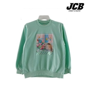  제이씨비 전사나염 맨투맨 JBK8P145G SQ