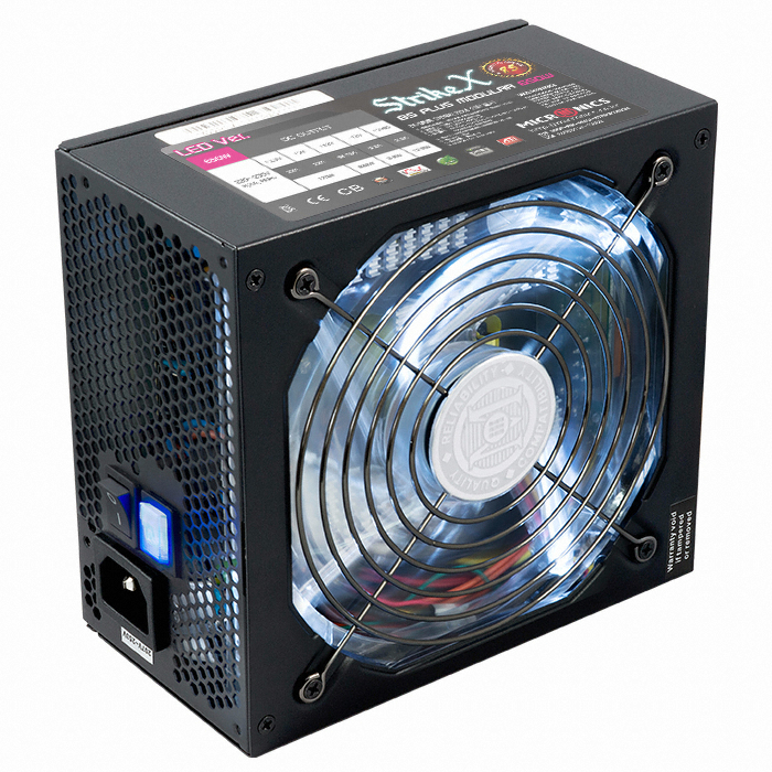 Strike X LED Series 650W 85plus 모듈러
