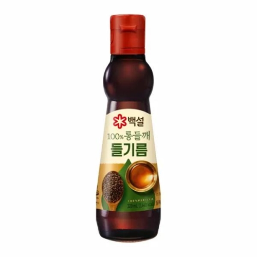 백설 통들깨 들기름 320ml (5개)_이미지