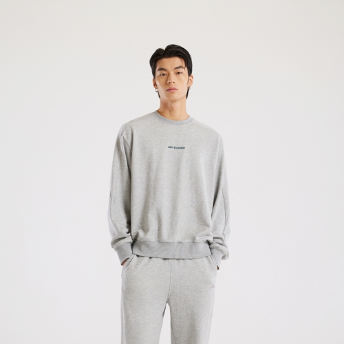 아키 클래식 언택트 V2 라이트 무빙 자수 맨투맨 AKAMFU202 XL 블랙_이미지