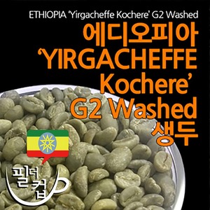 필더컵  에디오피아 예가체프 G2 Washed 뉴크롭 커피생두1Kg (1개)
