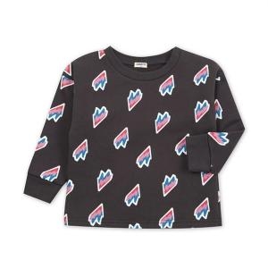  삐삐롱 알루에뜨 하트번개BK기모긴팔티셔츠 17F1983ETTB_BK