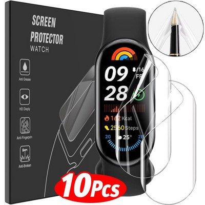 Band 9 8 7 NFC Pro 용 하이드로 겔 필름 화면 보호기 Mi Band 9Pro 8Pro 7Pro 9Active..
