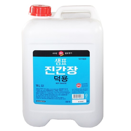 샘표식품 진간장 덕용 14L이미지입니다. 누르면 해당 게시물로 새창이동합니다.