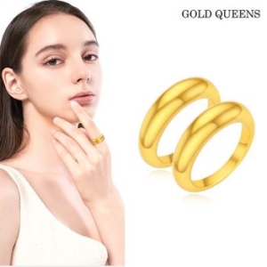 24k 순금 빅볼륨 쌍반지 1.7g 35565472
