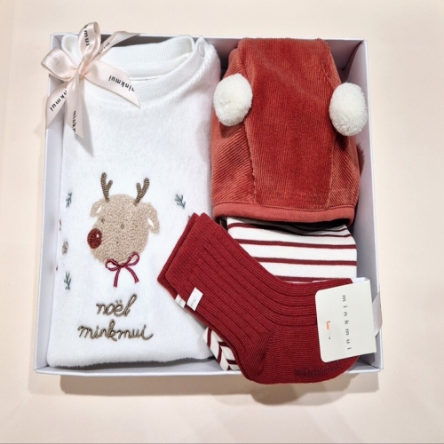 밍크뮤 IV 러블리루돌프SET바디슈트양말세트 34C70-675-02810-02_이미지