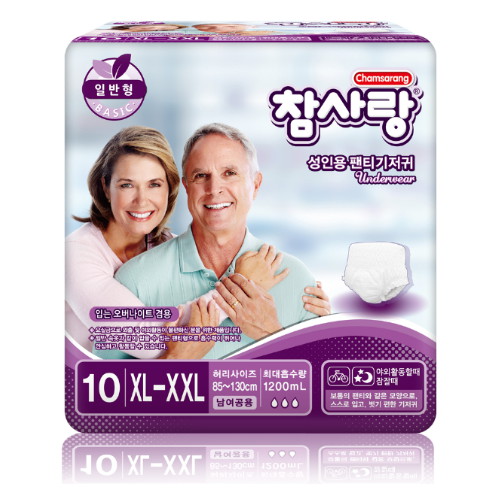 참사랑 일반형 팬티형 특대 10개 (8팩(80개))_이미지