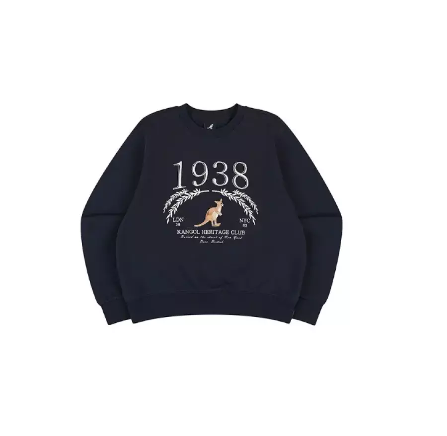 캉골 여성용 플리스 라우렐 스웨트 1770 A5 KQFWRT17700 NV
