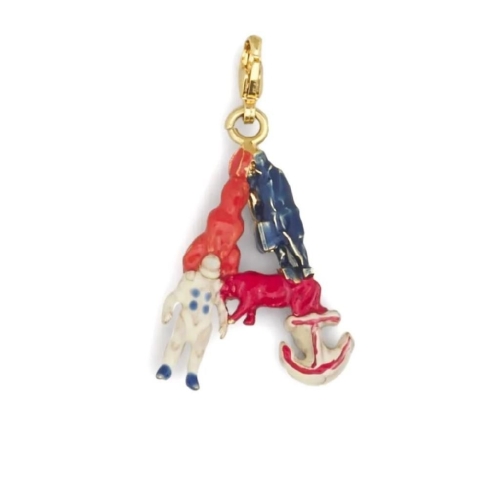 마르니 알파벳 A 참 키링 PNMV0100PAP6528 T