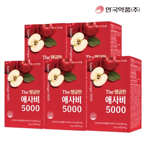 안국약품 The 탱글한 애사비 5000 14포 (5개)_이미지