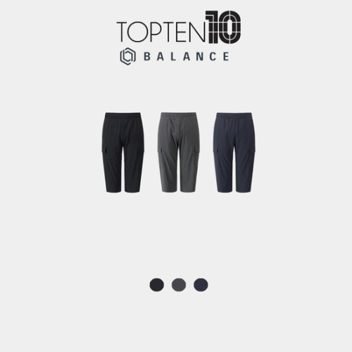 신성통상 탑텐 밸런스 남성 수퍼 스트레치 7부 카고 쇼츠 MBG5PT1265 BS